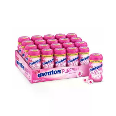 Imagem de Chiclete Mentos Bubble Tutti Mint Pote Mini - 20 Unidades 20g