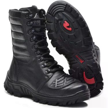 Imagem de Coturno Tático Militar Semi-Impermeável Bmbrasil 5168/16 Preto, 44