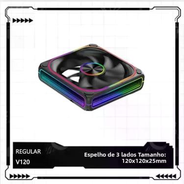 Imagem de Ventilador De Resfriamento Para Gabinete De Computador ARGB V360 120mm