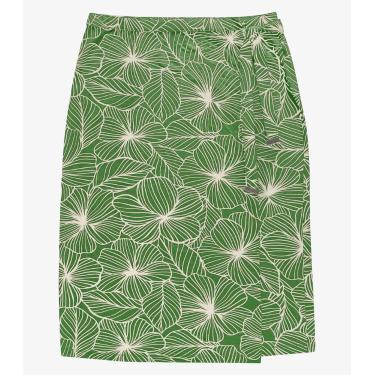Imagem de Saia Super Midi Feminina Plus Size Secret Glam Verde, Plus G1, Verde