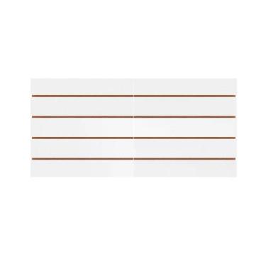 Imagem de Expositor Painel Canaletado Moveis Loja Mdf Canaleta Branco