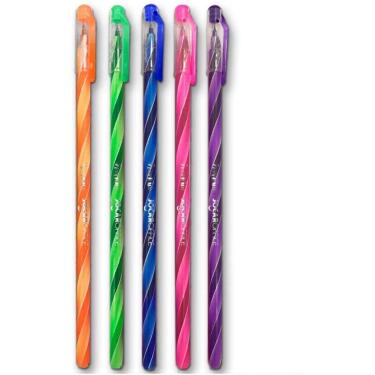 Imagem de Caneta Esferografica WOW FUN 0.7MM Perfumada 5CORES Blister - Leonora