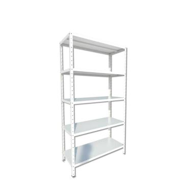 Imagem de Estante Aço p 125kg 5 Bandejas Bipartida 1,75m x 40cm x 92cm Var Cor -