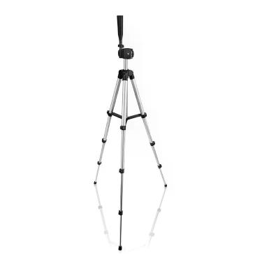 Imagem de Tripé Draik Ajustável Até 1m com Cabeça Articulada e Bolha de Nível para Câmera Celular Trena Laser e Ring Light