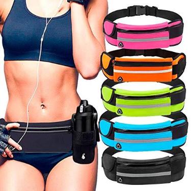 Imagem de Pochete Esportes Porta Celular Academia Corrida Cinta Fiitness Cores Unissex (Preto)