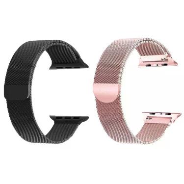 Imagem de Kit 2 Pulseira Magnetica Relogio Smartwatch Ima Smartband