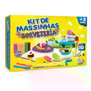 Imagem de Massa para Modelar Criativa ART KIDS Sorveteria 200G