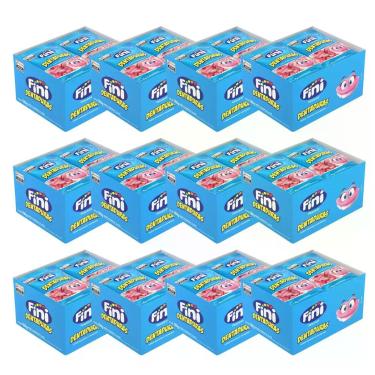 Imagem de Kit Mini Bala de Gelatina Dentadura Fini - 12 caixas de 180g