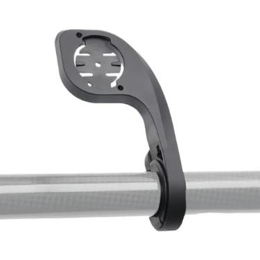 Imagem de Suporte de guidão frontal para bicicleta compatível com Garmin Edge 200, 500, 510, 800, 810, 1000/G/G+/Mage ne/IGPS Port Computer para guidão de 22,2/25,4/31,8 mm, longo