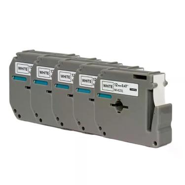 Imagem de Kit 5X Fita Compativel Rotulador Brother Mk231 Pt-80 PT-M95 - IMPORTED