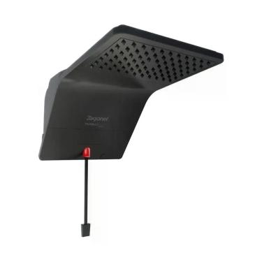Imagem de Ducha Ducali Black Eletrônica 7500W Instalação de Parede com Regulagem a Distância Preto Zagonel 220V
