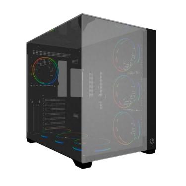 Imagem de Gabinete Gamer Aquário Bluecase BG-059GRBBX Grand Vegas - PSU Cover - ATX - Preto