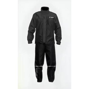 Imagem de Capa De Chuva De Nylon Para Motociclista  Gp Tech, Preta, P
