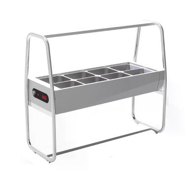 Imagem de Buffet Térmico Saro 8 Cubas Com Tampa Inox 127v Bf811