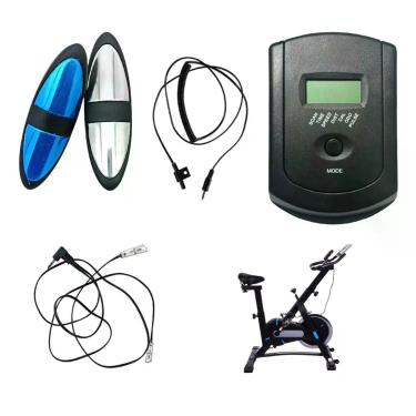 Imagem de Painel Visor LCD com Sensor Cardíaco para Bicicleta Spinning Modo Scan Preto Leva Pra Malhar