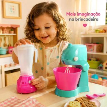 Imagem de Brinquedo Liquidificador Batedeira Cozinha Menina Infantil - Lua de Cr