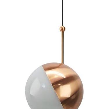 Imagem de Pendente Bola Articulado Cobre Led 7w 3000k Ds8190