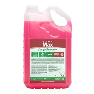 Imagem de Maxdesinfetante Lavanda Conc.5L R104107 Desinfeta, Limpa e Mantém Ambientes Higienizados para Fluxo Intenso de Pessoas