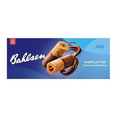 Imagem de Bahlsen Rolinhos De Wafer Com Cobertura De Chocolate Ao Leite Caixa 100G