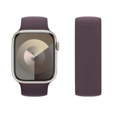 Imagem de Pulseira De Silicone Solo Loop Para Apple Watch De 44mm 45mm 46mm 49mm