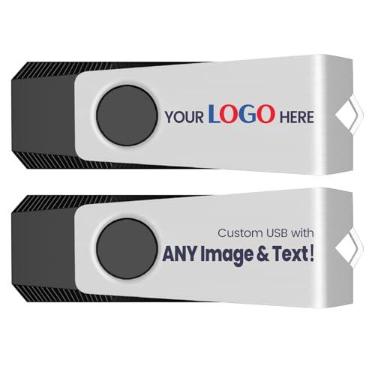Imagem de Flash Drives personalizáveis de 512 MB, unidade USB 2.0 personalizada Wooolken 10/20/50/100, unidade USB com logotipo gravado (mistas)