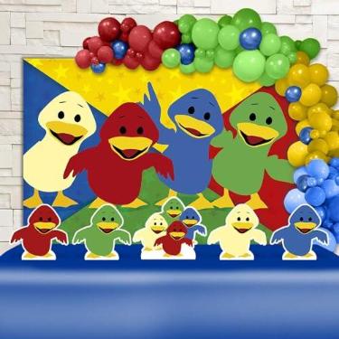 Imagem de Kit Decoração Festa de Aniversário Infantil O Patinho Colorido