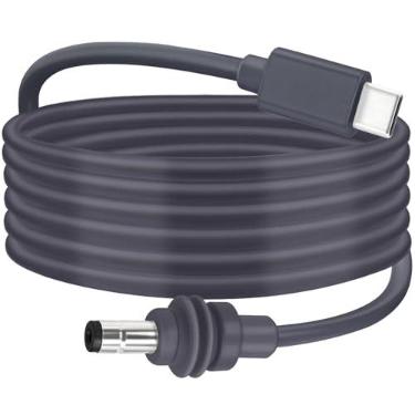 Imagem de Mini cabo Starlink, cabo de alimentação BENACES Starlink Mini USB C para CC de 5,5 mm x 2,1 mm, cabo carregador USB tipo C para CC de 18 AWG compatível com carregador portátil PD de 100 W, adequado