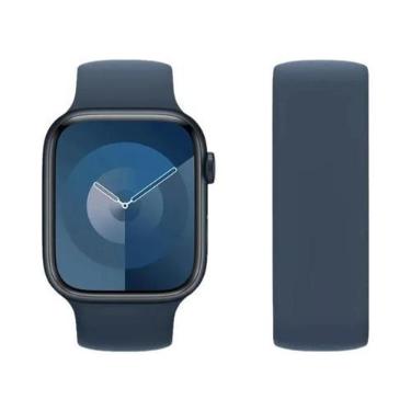 Imagem de Pulseira De Silicone Solo Loop Para Apple Watch De 44mm 45mm 46mm 49mm