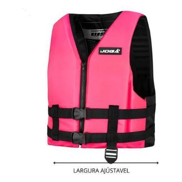 Imagem de Colete Salva Vidas Flutuação Até 30kg Infantil Piscina Jogá, Rosa