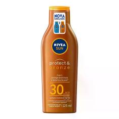 Protetor Solar NIVEA Sun Protect & Bronze FPS30, 125ml Protetor Solar NIVEA Sun Protect & Bronze FPS30, 125ml