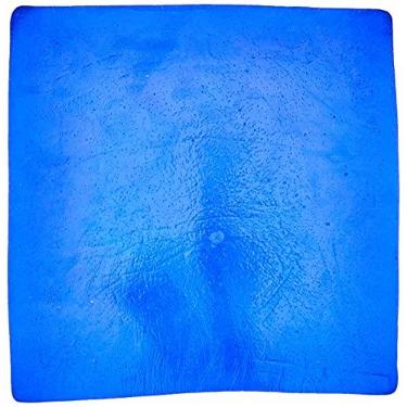 Imagem de Almofada Interna em Gel para Banco de Moto, Ortho Pauher, Azul, 25 Cm X 25 Cm X 2 Cm