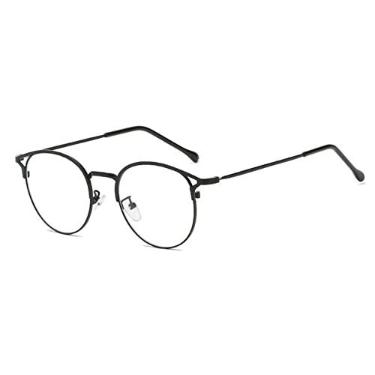 Imagem de Óculos de bloqueio de luz azul Óculos de sol fotocrômicos Óculos para jogos de computador Armação clássica meia armação com filtro de luz solar orelha de gato Lente antifadiga ocular para homens e m