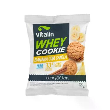 Imagem de Cookie Vitalin Banana com Canela e Whey Sem Açúcar - 40g