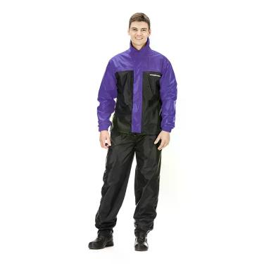 Imagem de Conjunto Capa de Chuva Pantaneiro Nylon Luxo com Gola e Forro 1300, Pr