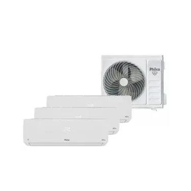 Imagem de Ar Condicionado Tri Split Inverter Philco 2x9000 e 12000 BTU/h Quente e Frio PAC27QV - 220 Volts 220