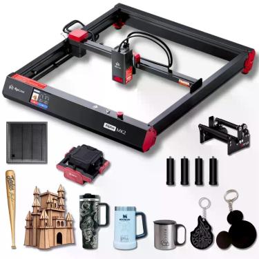 Imagem de Gravadora Laser CNC Completa Alpha MK2 20W, Corta MDF e Grava Metais S