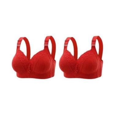 Imagem de Bralette de Renda Plus Size - Decote V Profundo - Lingerie Sexy, 46, 2