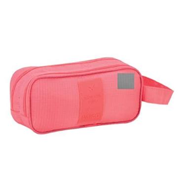 Imagem de Necessaire Estojo Case Organizador para Viagem Escolar Unica Cor:Cinza