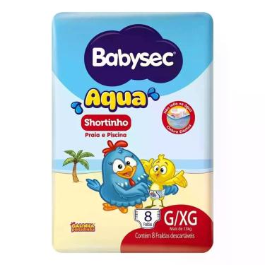 Imagem de Fralda de Piscina Infantil Babysec Aqua G/XG 8 unidades