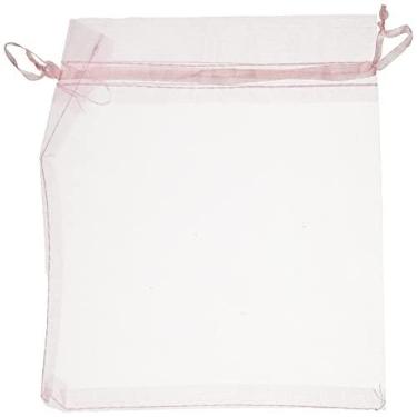 Imagem de Gala Saco de Tecido de Organza Pacote de 10 Unidades, Rosa (Bebê), 15 x 18 cm