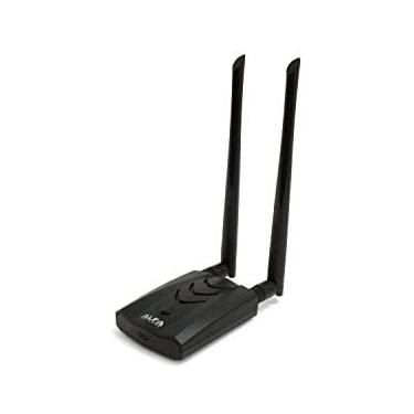 Imagem de Adaptador de Wi-Fi 6E 802.11 axe por USB 3.0 ALFA AWUS036AXML, banda tripla de 6 GHz, velocidade de até 3 Gbps, em conformidade com a TAA
