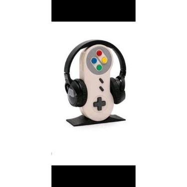 Imagem de Porta Fone Retrô SNES  Suporte Headset Gamer Exclusivo Decoração Geek(