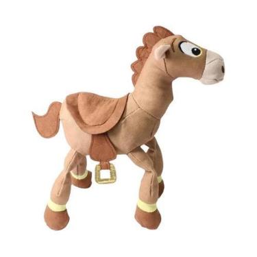 Imagem de Boneco De Pelúcia Toy Story Woody Sheriff Bass Bullseye De 25CM, Prese