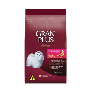 Imagem de Granplus Ração Para Cães Adultos Mini Gran Plus Menu Carne E Arroz 3Kg