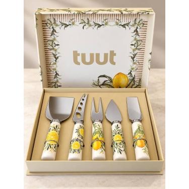 Imagem de Jogo facas p/queijo limone c/5pcs - Tuut