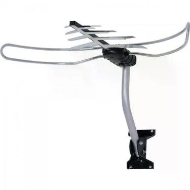 Imagem de Antena Externa para TV Aquário DTV-3000 Recepção VHF UHF FM HDTV Full HD com Cabo Coaxial 16m