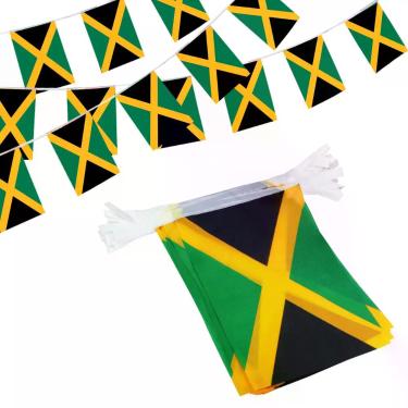 Imagem de Bandeira de cordas, bandeiras, bandeiras, Anley, Jamaica, 33 pés, 38 b