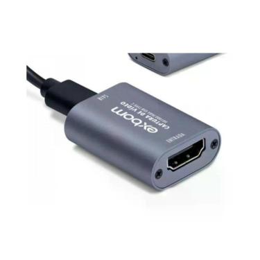 Imagem de Placa de Captura de Vídeo CV-U3C100 com Entrada HDMI e Saída USB 3.1 Tipo-C 4K Exbom