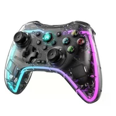 Imagem de Controle Joystick Gamepad Compativel Ps4 PC Notebook Smart Tv Android Gamepass Celular Bluetooth Sem Fio.