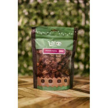 Imagem de Petisco Natural Luv Pulmão Suíno 100g para Cães e Gatos  Recompensa  M